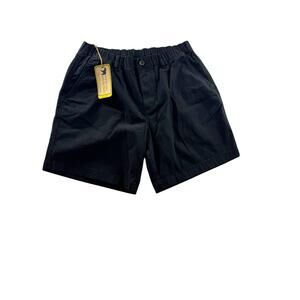 Bearbottom Clothing 7" Shorts Mens Large Stretch Black Casual Chino Outdoor NWT